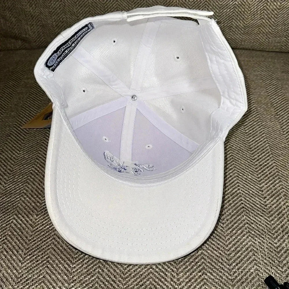 NWT LEWIS BAKERIES HEALTHY LIFE BREAD WHITE BALL CAP HAT CAP AMERICA GOLF - Picture 7 of 9